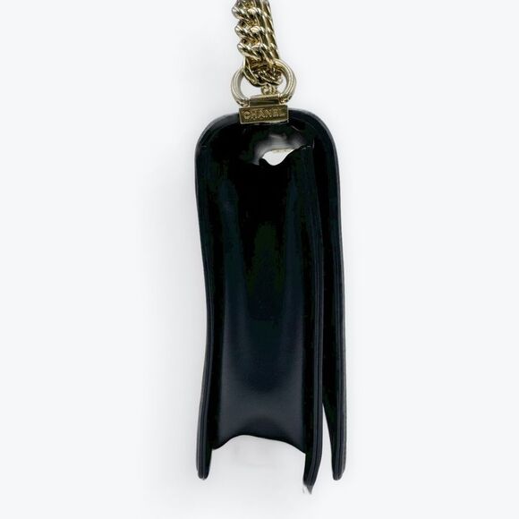 Auth Chanel Navy Blue Limited Edition Boy Flap Large New Cube Shoulder Bag - Picture 11 of 16